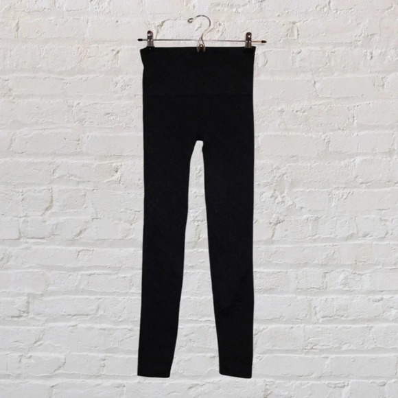 Spanx Snake Print Leggings - Black/Navy - Picture 1 of 4